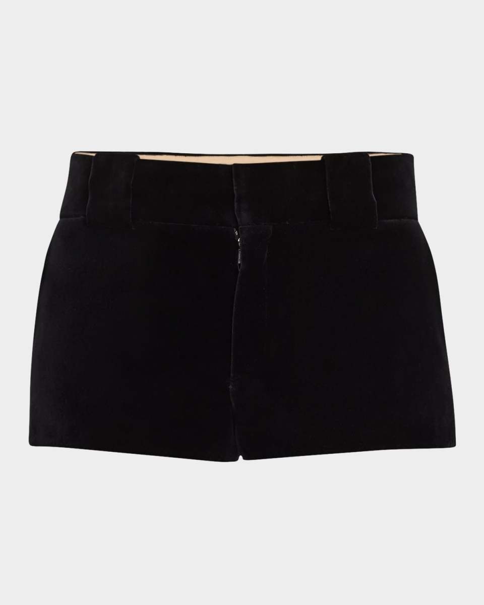 Velvet Micro Shorts